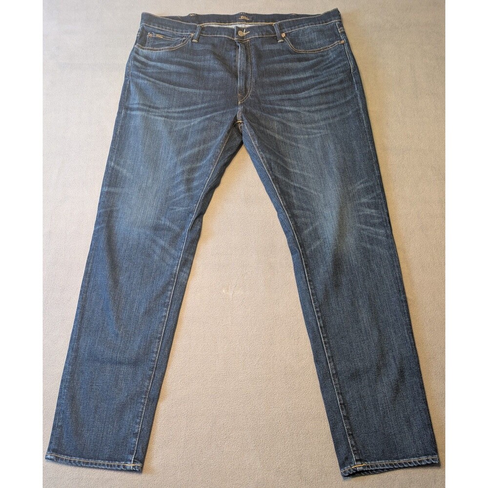 Polo Ralph Lauren Parkside Active Taper Jeans Men's 42x34 Blue Stretch Denim